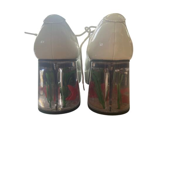Disco Shoes Pleaser Funtasma Floating Fish Heels Oxfords Adult Large FLAWS - Picture 6 of 10